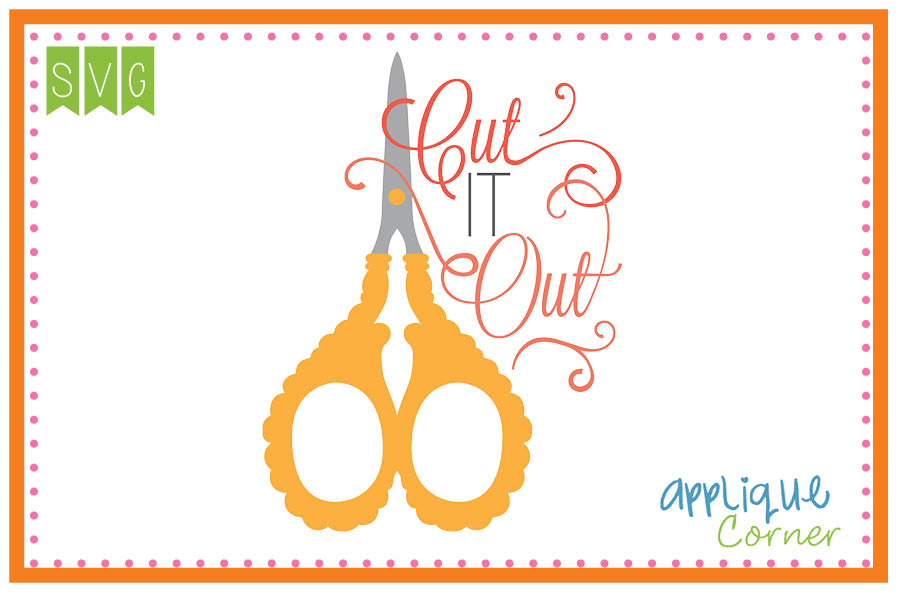 Cut It Out Cuttable SVG Clipart