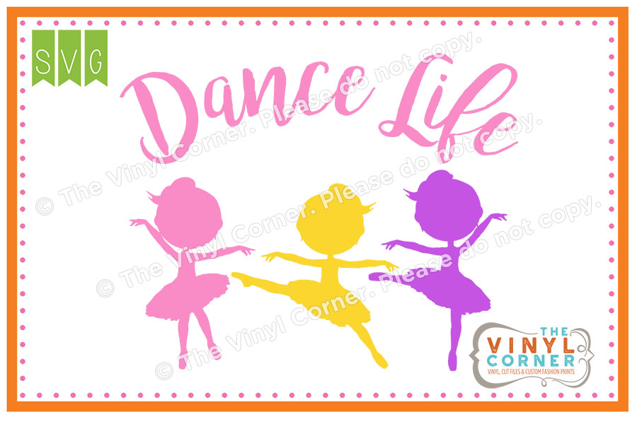Dance Life Cuttable SVG Clipart Design