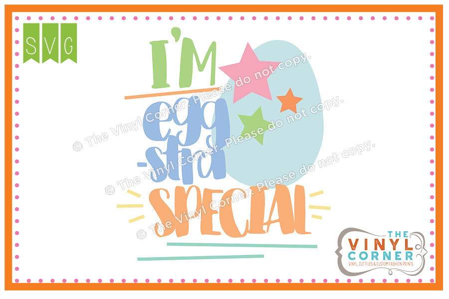 Eggstra Special SVG Clipart Design
