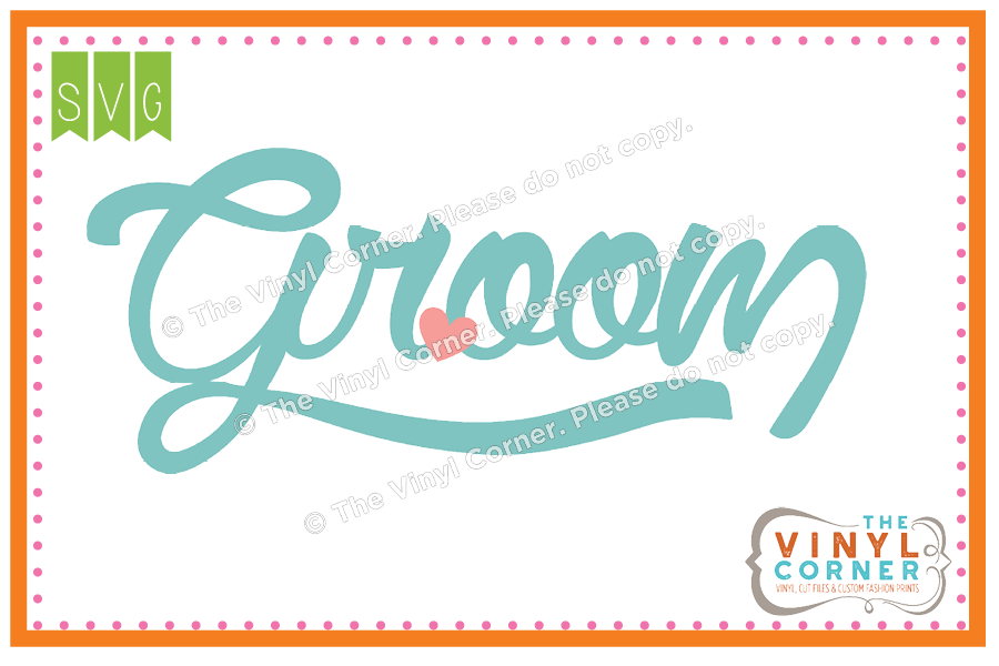 Groom SVG Clipart Design