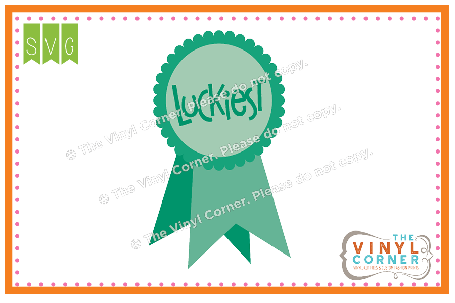 Lucky Badge SVG Clipart Design