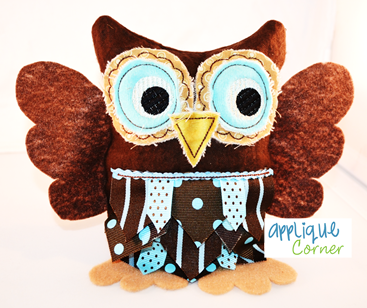Owl Pillow In the Hoop
