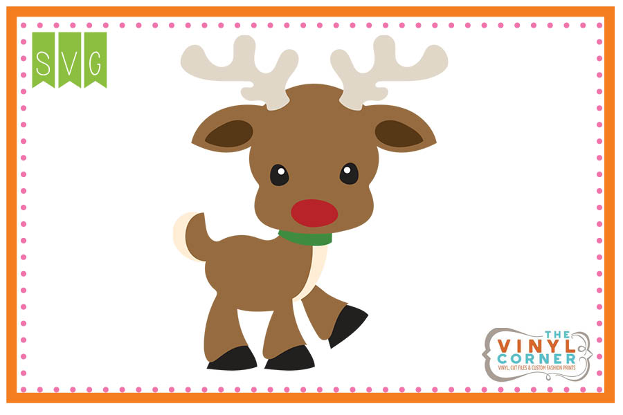 Reindeer Boy Cuttable SVG Clipart Design