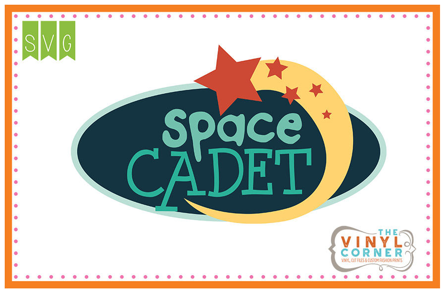 Space Cadet Cuttable SVG Clipart Design