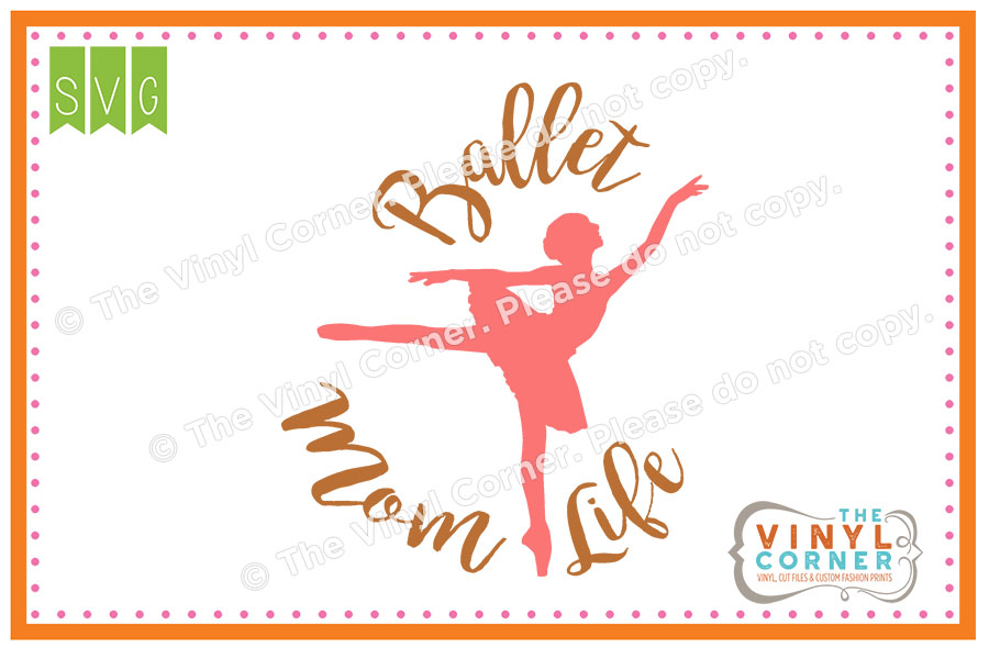 Ballet Life Cuttable SVG Clipart Design