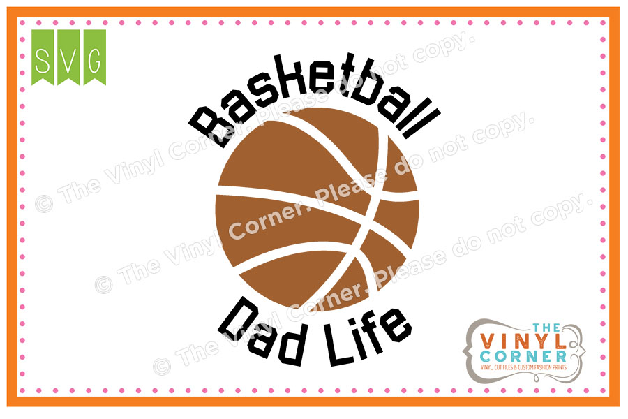 Basketball Life Cuttable SVG Clipart Design