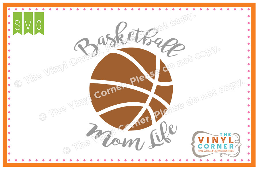Basketball Life Cuttable SVG Clipart Design