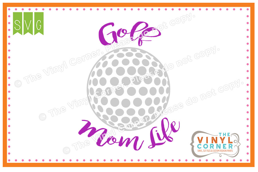 Golf Life Cuttable SVG Clipart Design