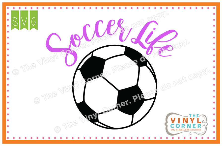 Soccer Life Cuttable SVG Clipart Design