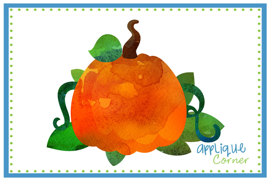 Pumpkin - Watercolor Design