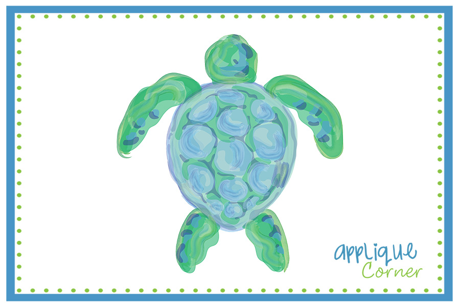 Sea Turtle - Watercolor Design