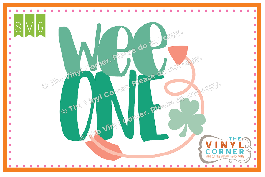 Wee One SVG Clipart Design
